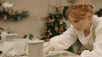 Christmas Alice GIF by The Great Pottery Throw Down