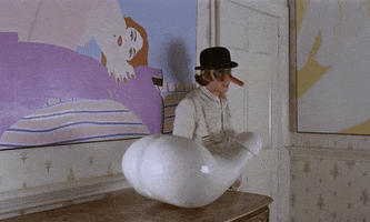 a clockwork orange art GIF