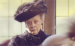 disapproval dowager countess GIF