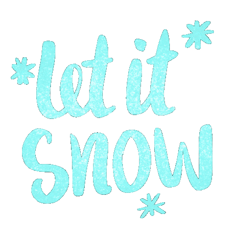 Let It Snow Christmas Sticker