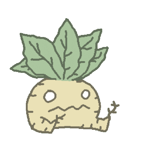 Sad Plant Sticker