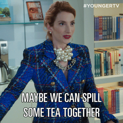 Tv Land Gossip GIF by YoungerTV