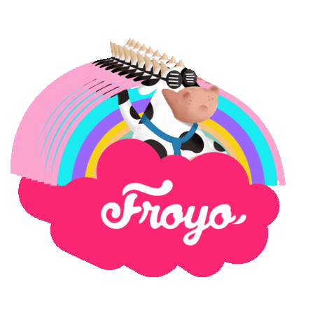 Froyo Sticker by Aleph