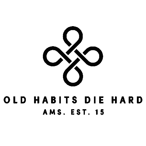 oldhabitsdiehardnl Sticker