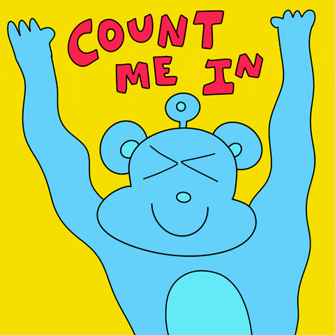 Count Me In Lets Go GIF by TEJI