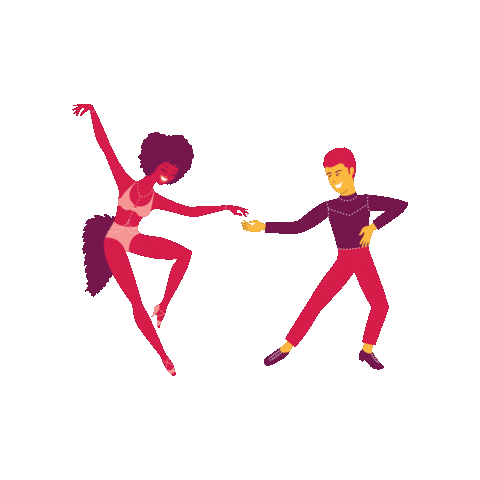 Dance Partner Dancers Sticker by La Encantada Collective