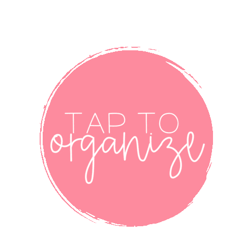 Tap Organize Sticker by The Molly B Effect