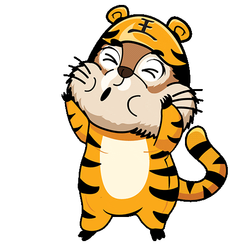 Chinese New Year Tiger Sticker by Nutchies Indonesia
