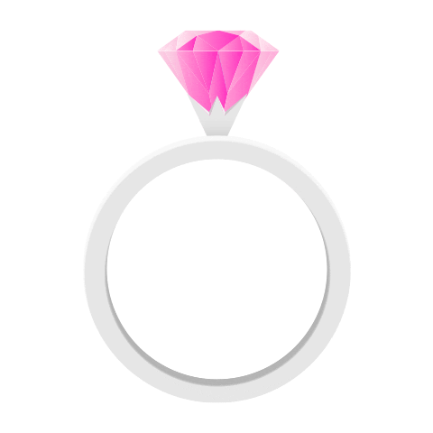 Pink Ring Sticker by Sassy Online