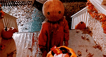 Image result for sam from trick r treat gifs
