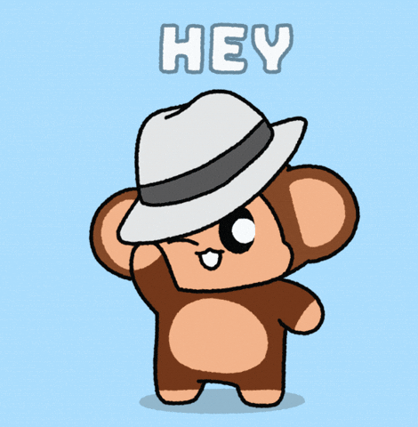 Good Morning Hello GIF by Chimpers