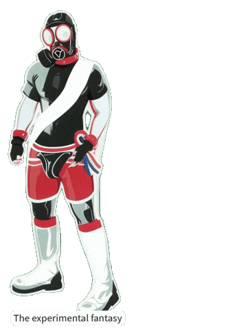 Frenchrubbermen Sticker by The Experimental Fantasy | TEFbrand