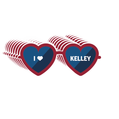 Valentines Day Sunglasses Sticker by Kelley School of Business at IUPUI