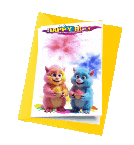 Festival Of Colors Happy Holi Sticker