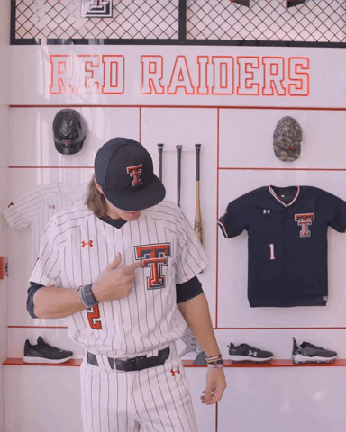 Gage Harrelson GIF by Texas Tech Baseball