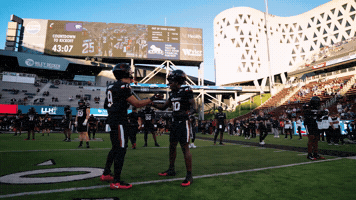 Handshake GIF by Cincinnati Bearcats