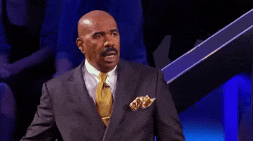 Disappointed Steve Harvey GIF