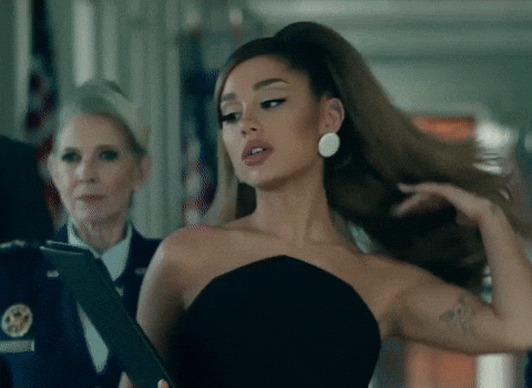 Giphy - Style Hair Flip GIF by Ariana Grande