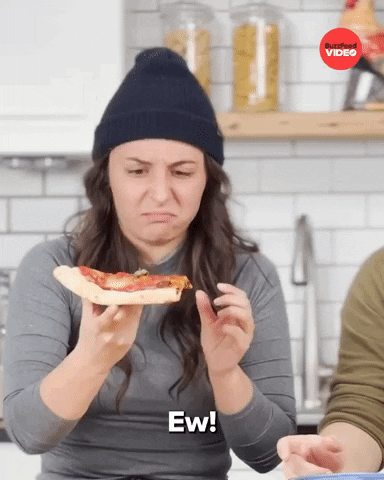 Disgusted Pizza GIF by BuzzFeed