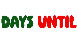 Christmas Countdown Sticker by Shekou Woman