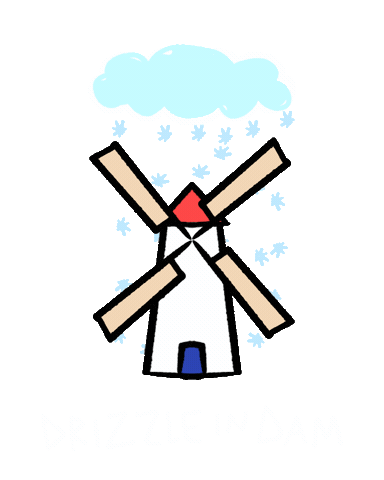 Dam Drizzle Sticker by WeNeed