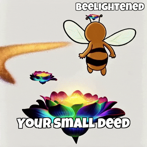 Flower Glowing GIF by Beelightened