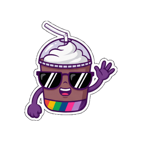 Iced Coffee Sticker by Socialpoint