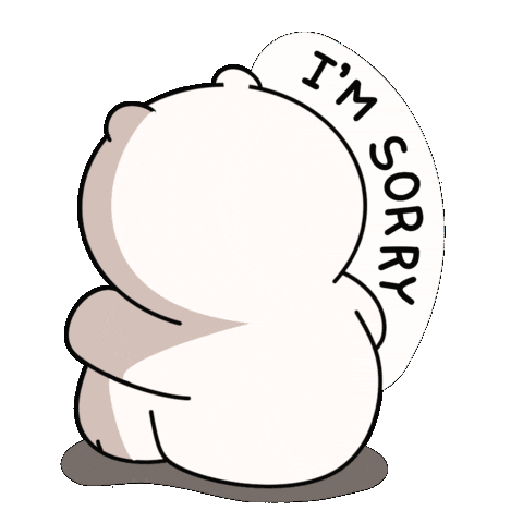 Sorry Forgive Me Sticker