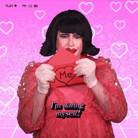 Im Dating Myself GIF by Dina Martina