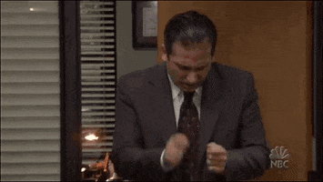 the office drum GIF