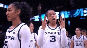 Xavier University Win GIF by Xavier Women's Basketball