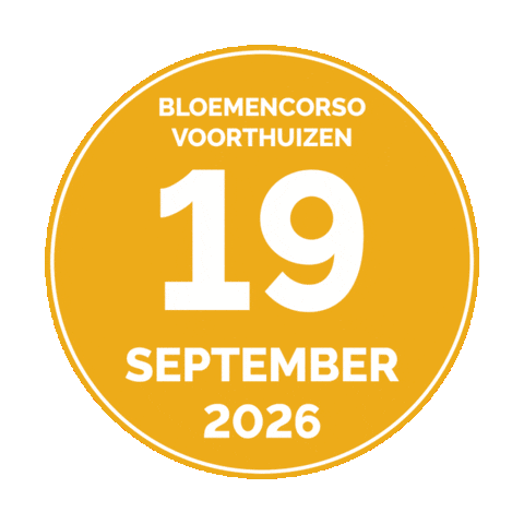 19 September Sticker by Floralia Voorthuizen