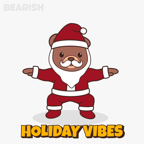 Merry Christmas Dancing GIF by BEARISH