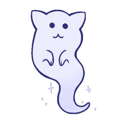 Cat Halloween Sticker