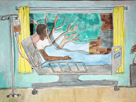 izzykayu illustration hospital GIF