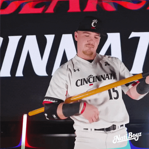 College Baseball Dance GIF by Cincinnati Bearcats