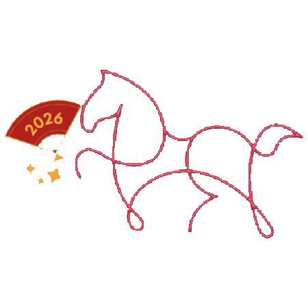 Chinese New Year Horse Sticker by CHARLES & KEITH