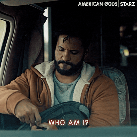 Who Am I Starz GIF by American Gods