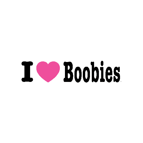 i love boobies Sticker