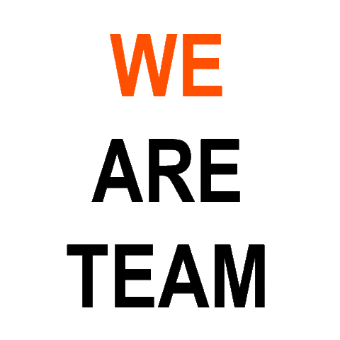 We Are Team Sticker by designofficesfamilie