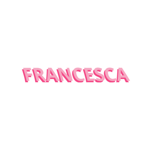 Francesca Sticker by Peaky Digital