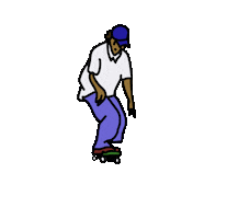 Skateboarding Sticker by Stylo
