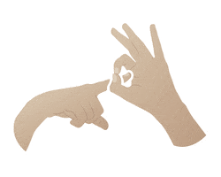 Hand Love Sticker by Beducated