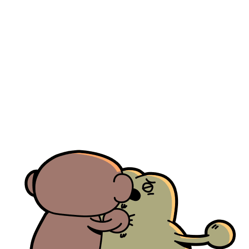 Cartoon Stone Sticker