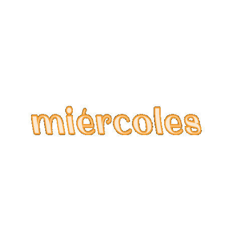 Miercoles Sticker by Fruto Blanco