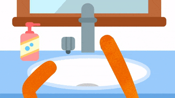 Clean Hands Bubbles GIF by Super Simple