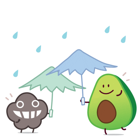 Raining You Got Me Sticker by HeyAvo