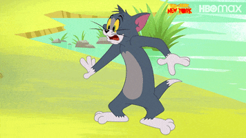 Shocked Tom And Jerry GIF by HBO Max