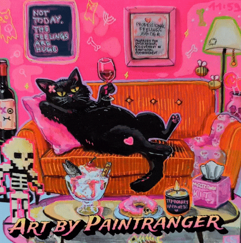 Black Cat GIF
