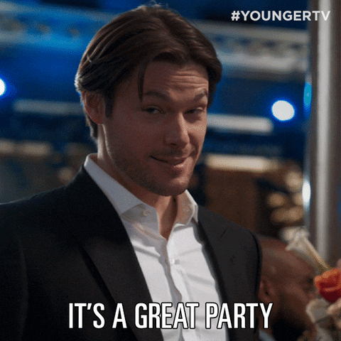 Nice Party Rob GIF by YoungerTV